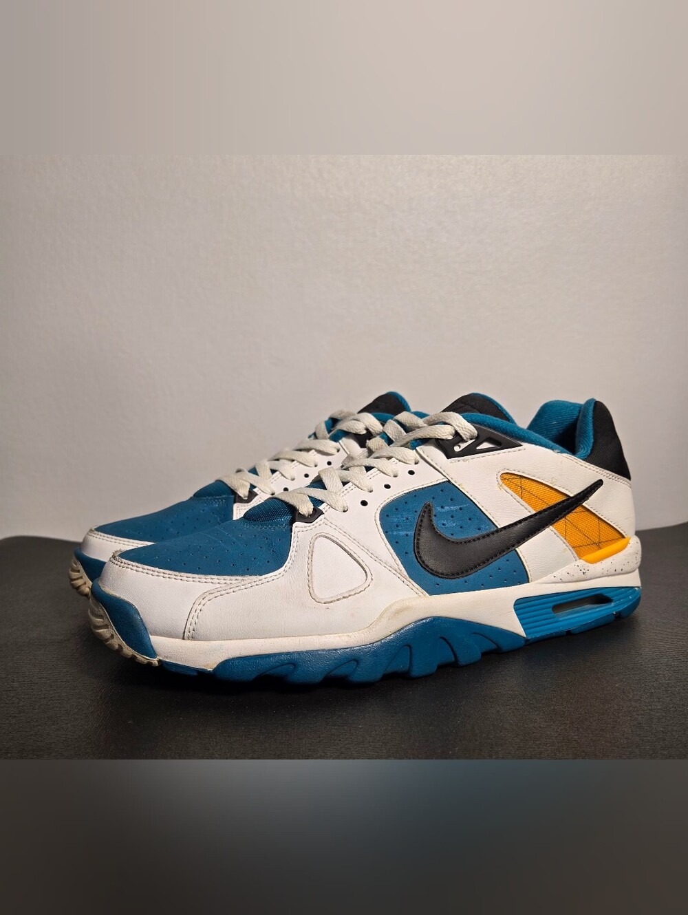 Rare Nike Air Trainer Classic “Dolphins 2012 White/Black OrangeMen Size 12Th
